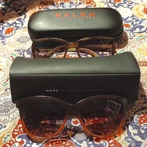 Designer Sunglasses with case❤️ Take Both❤️ Ralph Lauren & Marc Jacobs😎